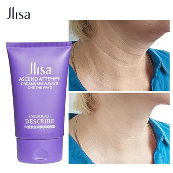 

JLisa Hexapeptide Silky Elastic Neck Cream Lifting Anti-wrinkle Fade Neck Wrinkles Moisturize Dry Skin Firming Cream Body Care