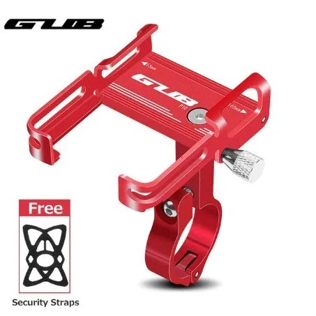 P10-red GUB P10P20 алюминиевый MTB велосипедный держатель для телефона, держатель для мотоцикла, gps Держатель для руля велосипеда, кронштейн для велосипеда, аксессуары для оборудования - Цвет: P10-red