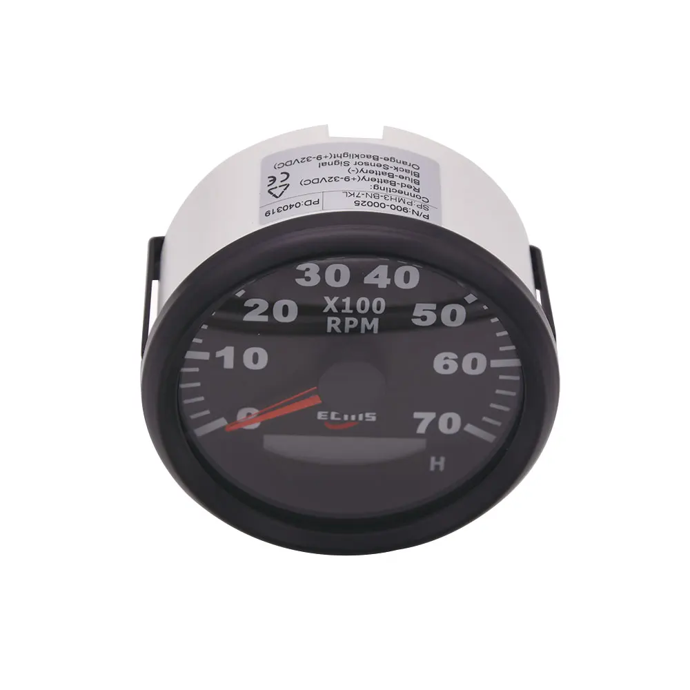 85 мм gps одометр 0-999 узлов км/ч mph 12 V/24 V lcd цифровой спидометр автомобиля с подсветкой морской яхты Мотоцикл лодка автомобиль