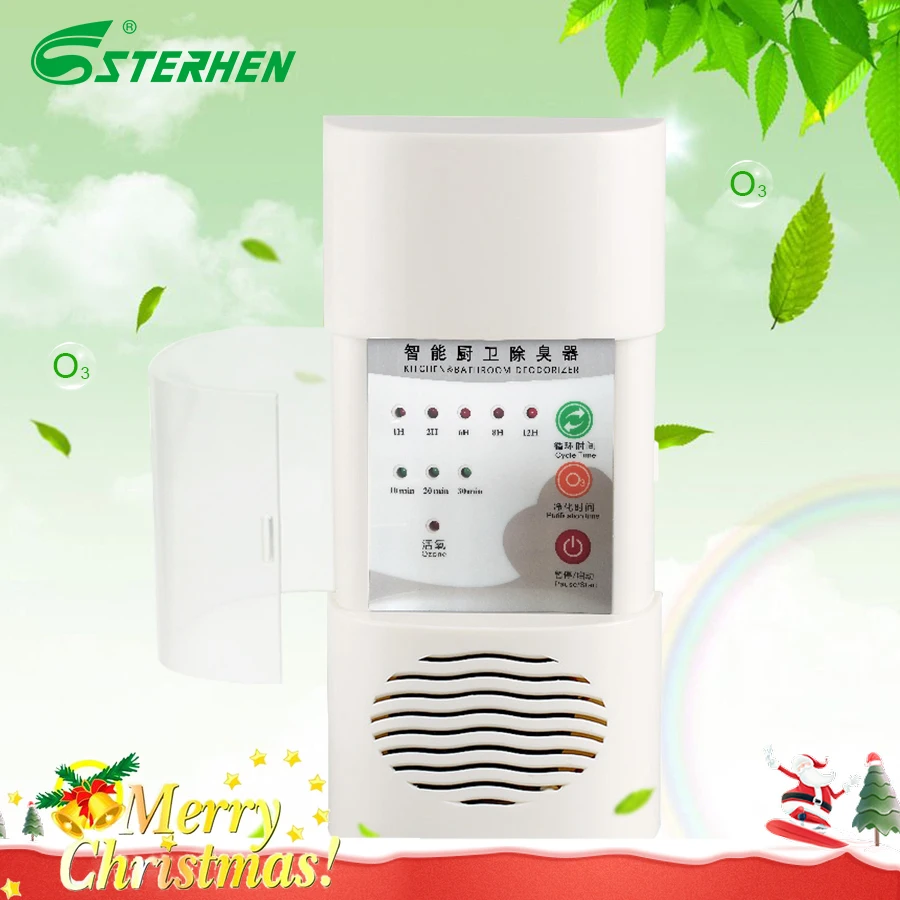 

STERHEN Small Air Purifier Kitchen Air Fresher Remove Somke Portable Ozone Generator Ozone Puifier for HomeAppliance