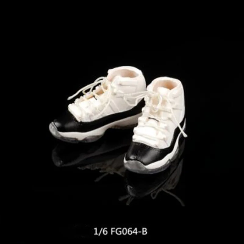 

1/6 Scale Male Man sports shoes Soldier Figure Accessory Fashion Hollow Lace Basketball Shoes Without Feet for 12''Action Figure