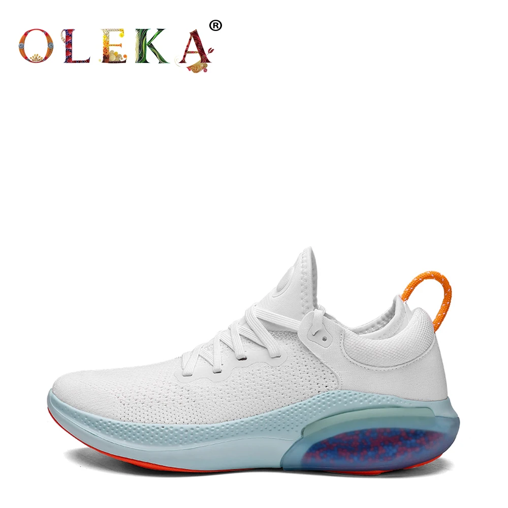 

OLEKA Platform Sneakers Appliques Casual Women Sneakers 2020 Concise Style Spring/autumn Round Toe AS348