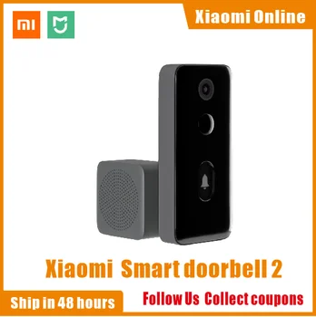 

Xiaomi Mijia Smart Video Doorbell 2 AI Face Identification Infrared Night Vision Two-Way Intercom Motion Detection SMS Push 139