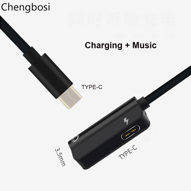 Адаптер для наушников с разъемом USB Type C на 3 5 мм зарядный кабель телефона Huawei P20/Mate