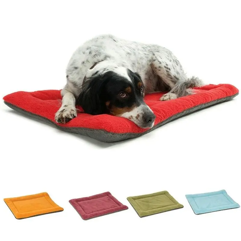 Alfombrilla para cama de perro, cojín de dormir lavable para casa, suave y cálida, para perros medianos pequeños, gatos, sofá para mascotas, productos de Manta