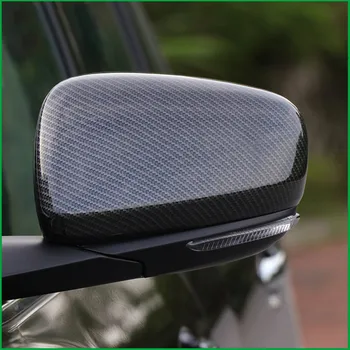 

For Renault Kadjar 2016 to 2020 ABS Chrome ABS Carbon Print Door Side Rear view Rearview glass Mirror Cover Trim Car styling