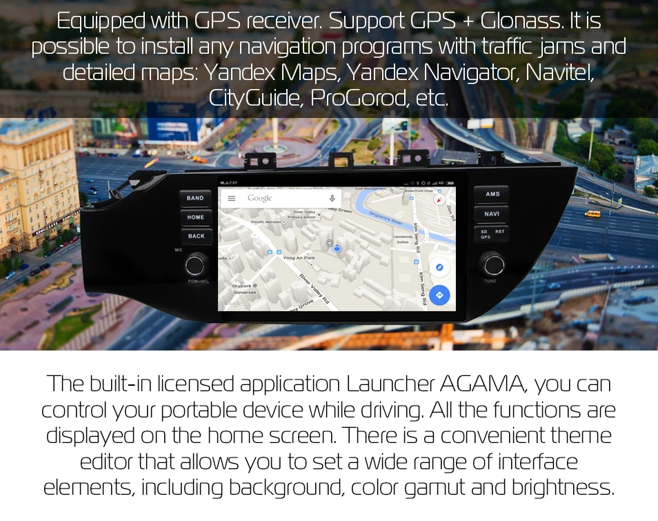 Cheap Marubox KD9638 DSP, 64GB 1 Din Car Multimedia Player for Kia Rio 2017 +, 9" IPS Screen with GPS Navigation, Bluetooth, Android 9 5