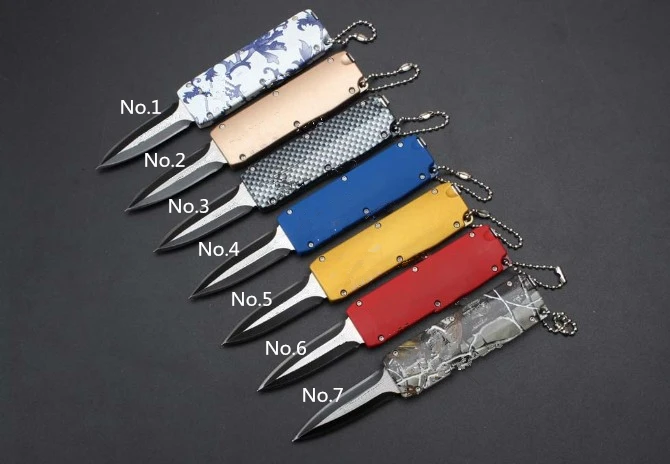 

Quick-Open MINI Flexible OTF Knife 57HRC Hardness 440Steel Blade Tactical Pocket Knives For Camping Survival Outdoor EDC Hunting