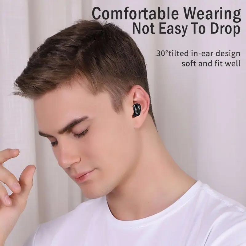 M16 Беспроводной Bluetooth 5,0 TWS наушники мини стерео наушники спортивные Беспроводной наушники с зарядный чехол