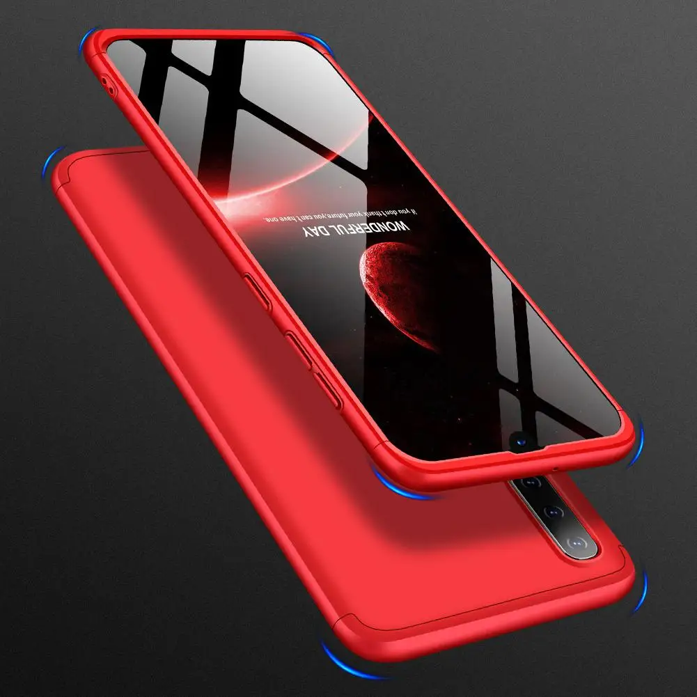 Чехол для телефона samsung A50 ультра тонкий ПК задняя крышка нескользящий противоударный 360 градусов полный защитный чехол