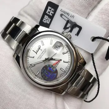 

U1 Luxury Brand Datejust 36mm Silver watch automatic Glide Smooth second hand ladies watches luminous mechanical RLX