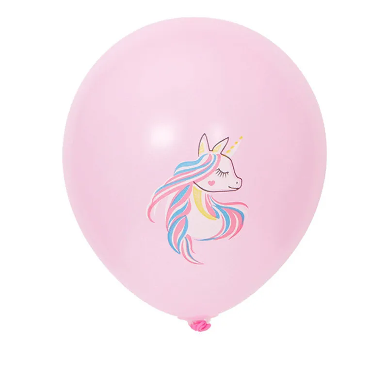 pink unicorn 10 шт. 10-дюймовые латексные шары Зеленый Красный рождественские Свадебные Воздушные шары для дня рождения шары Детские игрушки Подарки для вечерние украшения - Цвет: pink unicorn