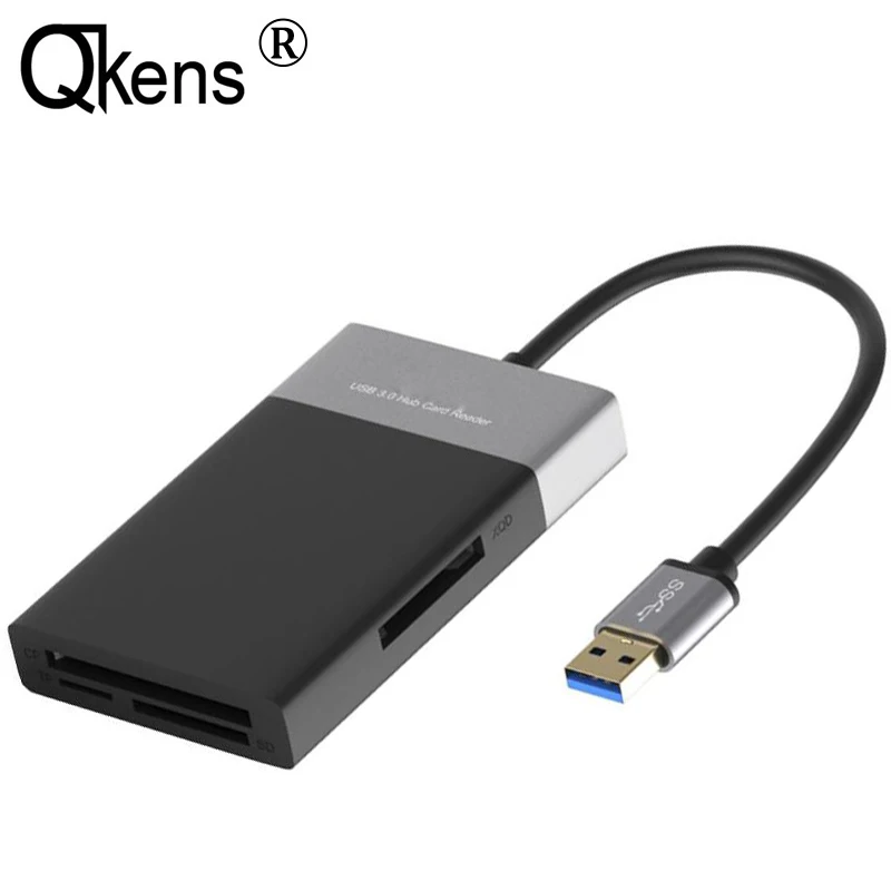 6 в 1 считыватель карт памяти 2 порта USB 3,0 концентратор адаптер для XQD CF TF SD Microsd проводной считыватель карт писатель для Macbook ноутбук ПК