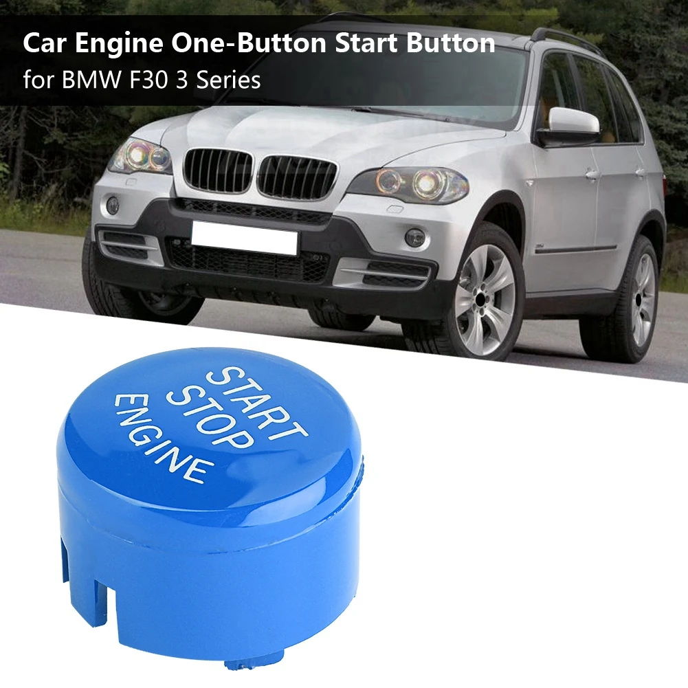 Автомобильный двигатель ABS кнопка запуска одна кнопка анти-ржавчина colorfast анти-соскабливание подходит для BMW F30 G/F диск снизу с пуском и остановкой