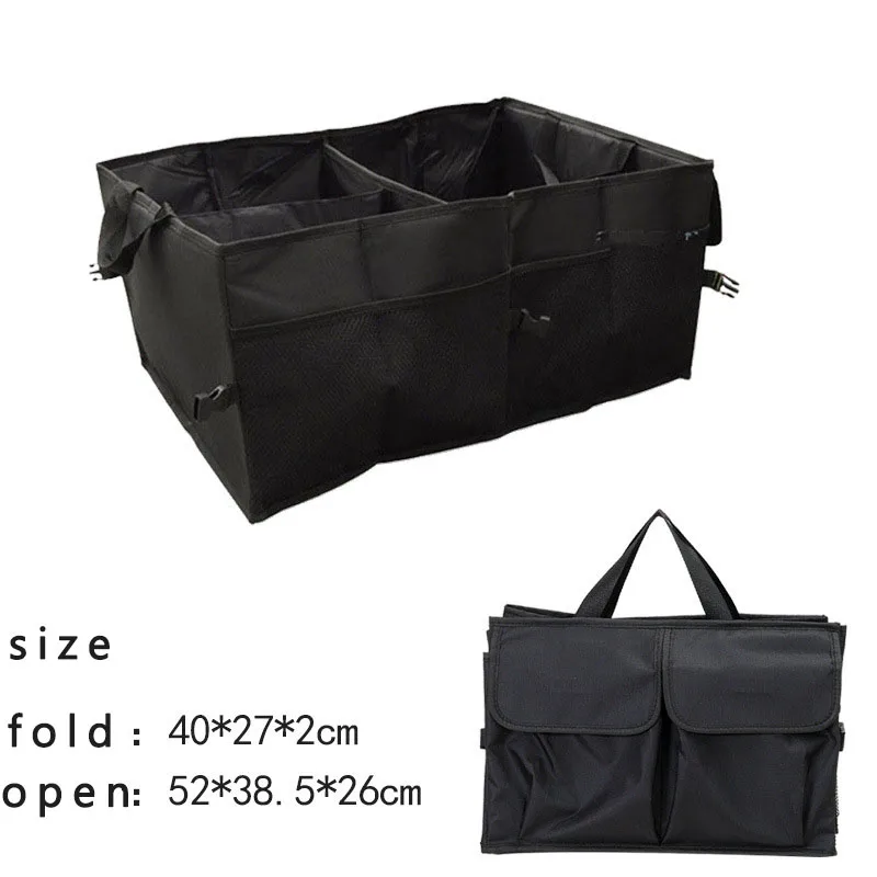 

Collapsible Car Trunk Boot Organizer Box Foldable Storage Holder Bag Travel Tidy Box Cargo Storage Stowing Tidying Car Accessory