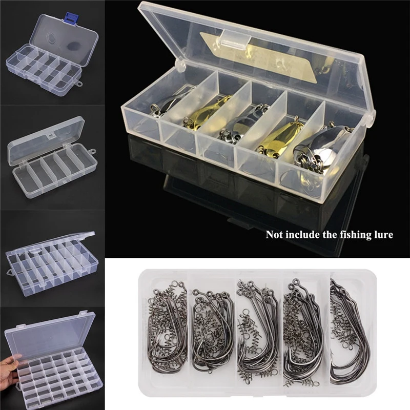 

Fishing Tackle Lure Box Organizer Fishing Lure Bait Hooks Tackle Accessory Storage Case