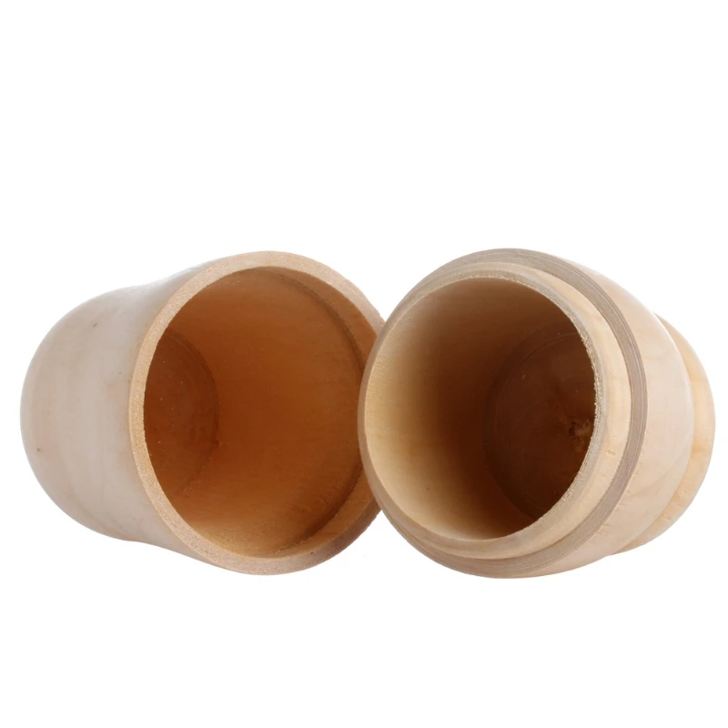 5x Unpainted DIY Blank Wooden Embryos Russian Nesting Dolls Matryoshka Toy Gift