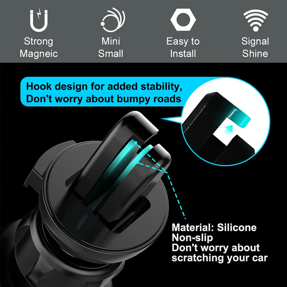 CASEIER GPS Magnetische Telefon Halter für iphone x Auto Magnet für Telefon Stehen in Auto Air Vent