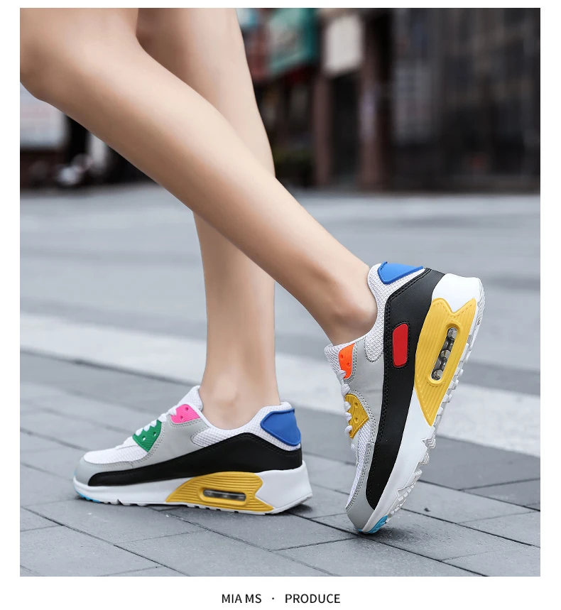 Sxclaee Air Cushion Men Casual Shoes Breathable Comfortable Mesh Lining Sneakers Sweat-absorbent Deodorant Sports Shoes Size 47