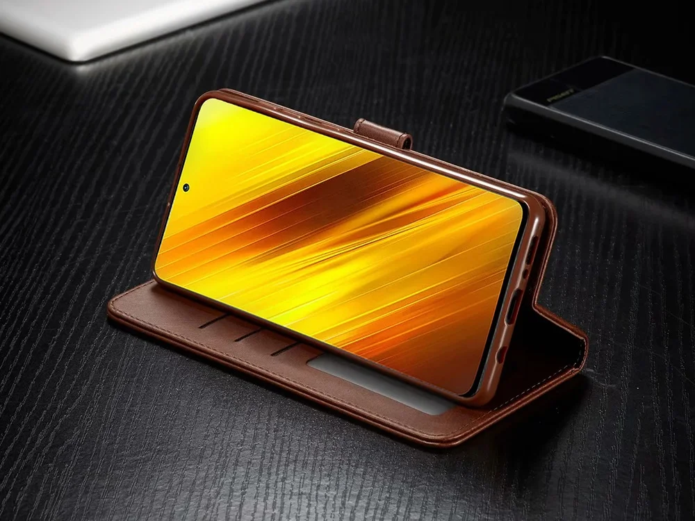 Leather Wallet Case for Xiaomi Poco F3 X3 X4 M4 M3 11T Pro NFC Flip Cover Redmi 10 Note 11 11S 10 9s 9 8 7 Power 9T 9A 8_voghion.com