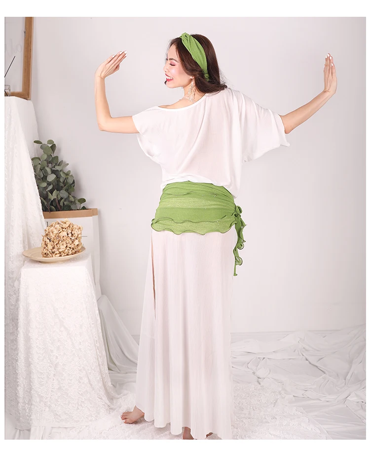 Bellydance oriental dance set baladi Indian eastern desert swings costumes for belly dance bra belt skirt dress robe set wear