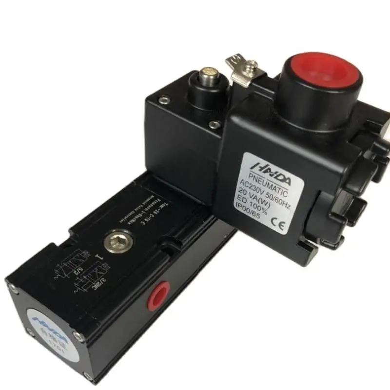 

Two-position five-way pneumatic explosion-proof solenoid valve HDM310-08 working temperature 5-80 degrees