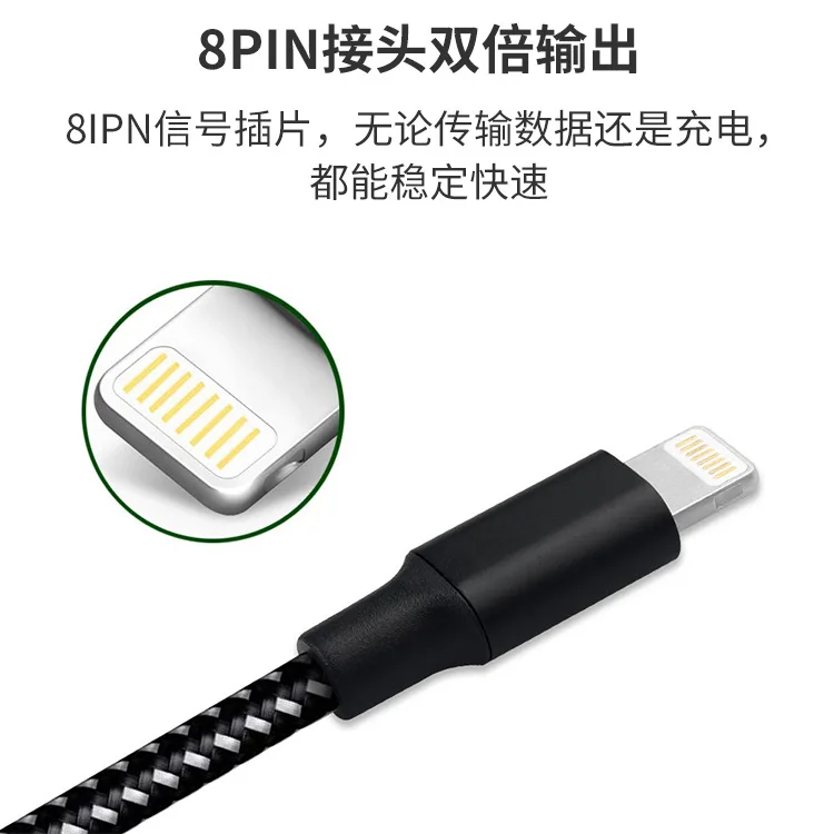 Cafele USB кабель 3A Быстрая зарядка нейлоновый переплет Usb строка данных для Iphone X Xs Max Iphone 6 7 8 S Plus Iphone Mini 1 2 3 4 оборудование