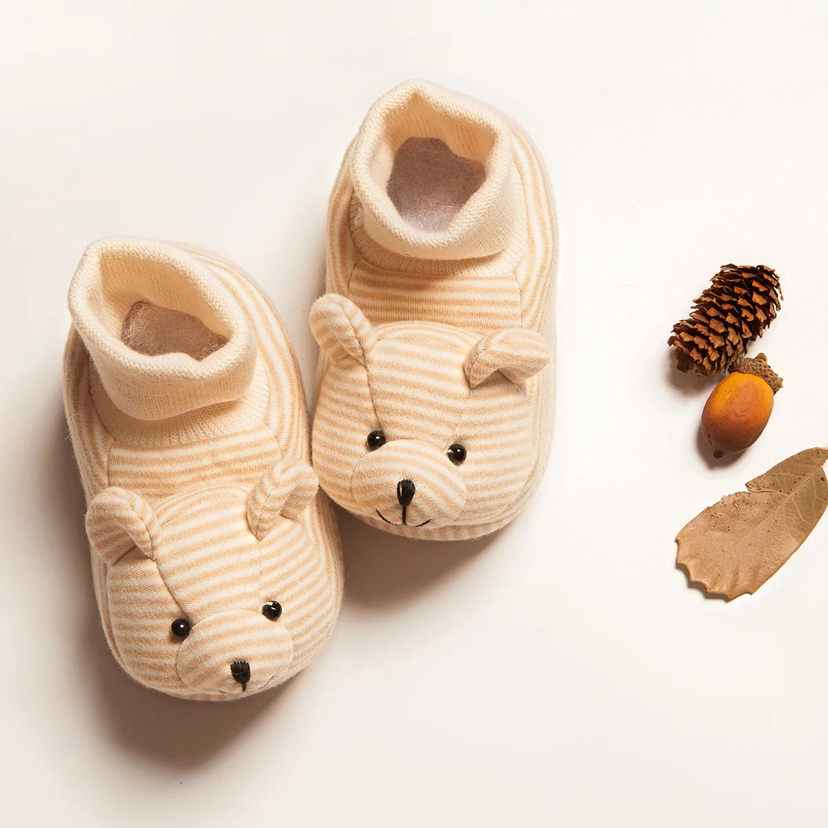 Осень-зима, мягкие носки с милыми животными для новорожденных, противоскользящие домашние носки-тапочки для детей 10-14 см