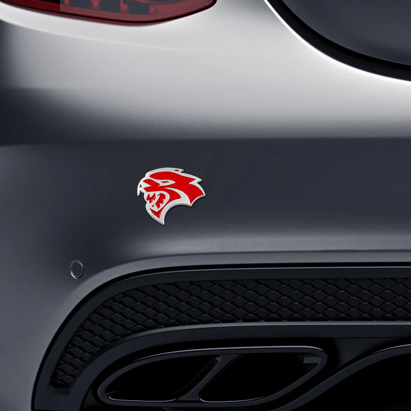 1 шт. 3D металлическая Hellcat SRT автомобильная наклейка с эмблемой передний значок на крыло двери металлическая наклейка для Challenger зарядное устройство SRT GT автомобильный стайлинг
