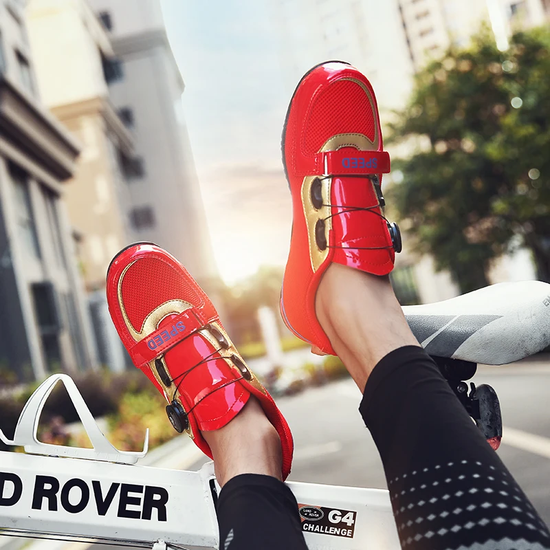 Cycling shoes road sapatilha ciclismo mtb muntain bike athletic bicycle Non-lock cycling men sneakers women breathable shoes