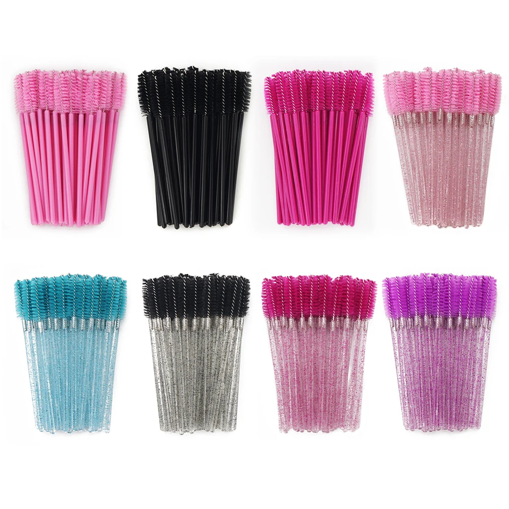 ANNAFRIS Eyelash Extension Disposable Soft Head Brushes Professional Eyebrow Brush Mascara Wand Applicator Eye Lashes Maquiagem |
