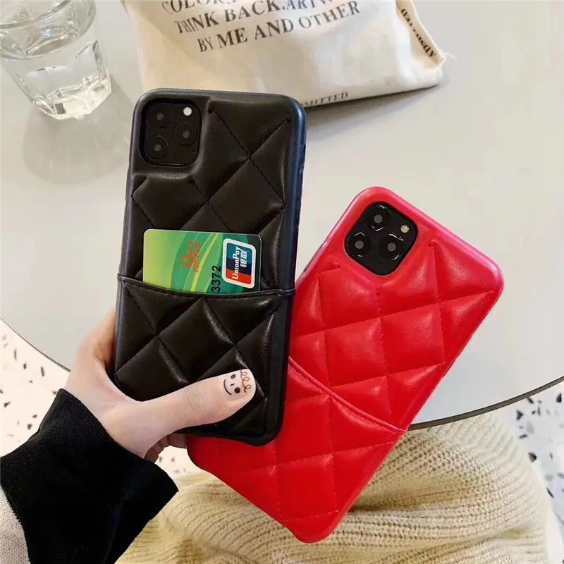 

Women Fashion card pocket leather luxury phone cover for iPhone 11 promax case 6splus for iPhone 6 7 8 Plus XS XR XSMAX fundas