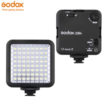 

Godox LED64 LED Video LED Lamp for DSLR Camera Camcorder mini DVR as Fill Light for Wedding News Interview Macro photography