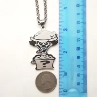 ICP Insane Clown Posse Pendant Necklace Riddlebox Stainless Steel Charms twiztid rare juggalo Jewelry 4mm 24 inch 2