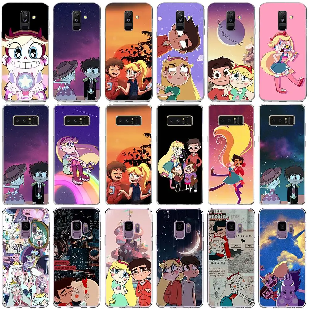 Star vs. the Forces of Evil Soft Case for Samsung Galaxy A9 A8 A7 A6 A5 J8 J4 J6 Prime Plus 2018 2017 A2 Core |