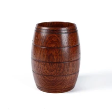 Натуральная твердая древесина маленькая кружка для воды с изоляцией чайная чашка японский деревянный винный кофе кружка для питьевой воды для пива питьевой воды