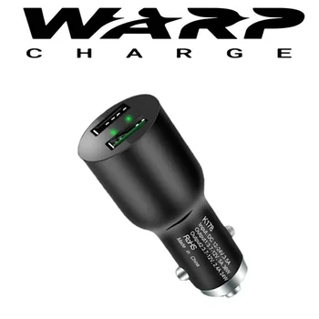 

Warp Dash Charge Usb Car Charger for OnePlus 7T Pro 6T OnePlus 7pro Original Metal Dual Usb Auto Charger Quick Fast Car Charging