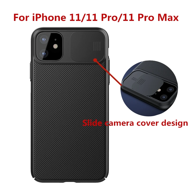 NILLKIN для Apple iPhone 11/11 Pro Max чехол Чехол с изображением карбоновой нити жесткий из