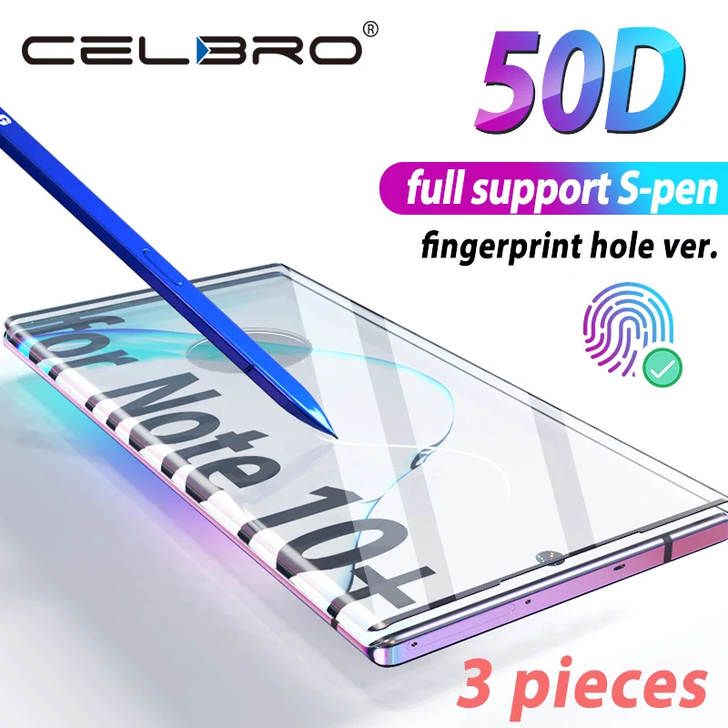 Защитная пленка для samsung Galaxy Note 10 Plus 10plus S10 5G S10E закаленное стекло Защита экрана