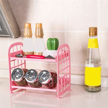 

Double Layer Hollow Shelf Plastic Cosmetics Desktop Finishing Bathroom Accessories Organizer Storage Rack 2 Tier Shelf Holder