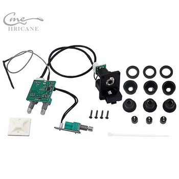 

Hricane 2-Band EQ Ukulele Ukelele Uke Piezo Pickup Preamp Pick-up System with Treble Bass Volume Control Parts Accessories