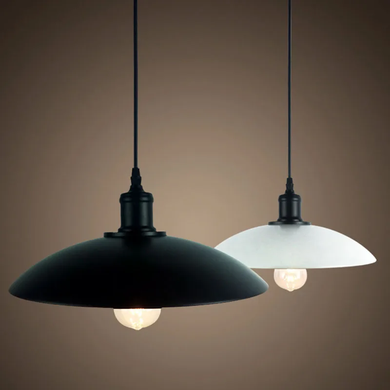 

E27 Retro Industrial Loft Style Restaurant Bar Cafe Creative Iron Pot pendant lamp Dia32cm AC110V 220V 230V