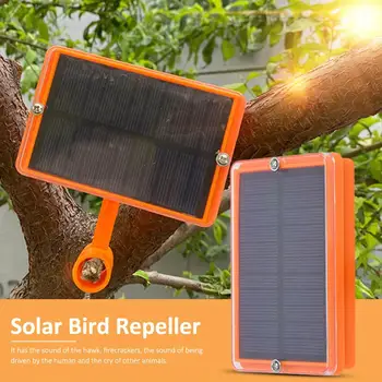 

Solar Powered Ultrasonic Outdoor Bird Animal Repeller Activated Repellent Bird Animal Control Rodent Garden supplies 2020new
