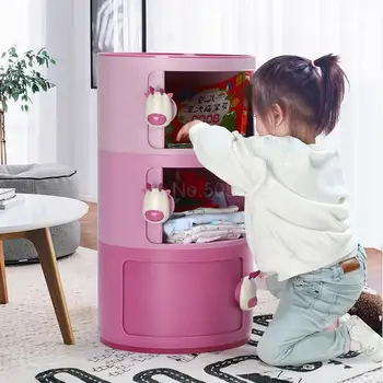 

Baby Toy Cabinet Storage Cabinet Children Wardrobe Multi-layer Free Combination Storage Box Locker