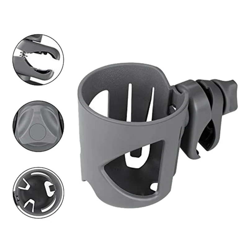 

ABUO-Outdoor Scooter Cup Holder Baby Stroller Bottle Holder Bicycle Cup Holder 360 Degree Bottle Holder Cup Holder for Scooters,