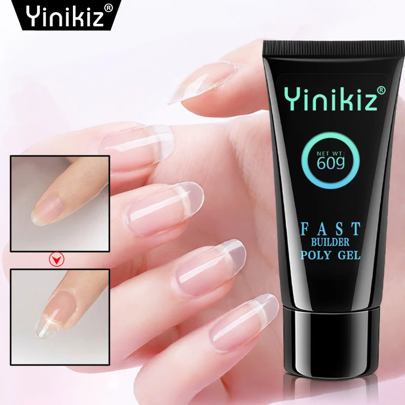 085 23 De Réductionyinikiz Poly Gel 60g Vernis à Ongles Polygel Uv Rapide Constructeur Extension Camouflage Led Uv Laque Brosse Ongles Conseils In