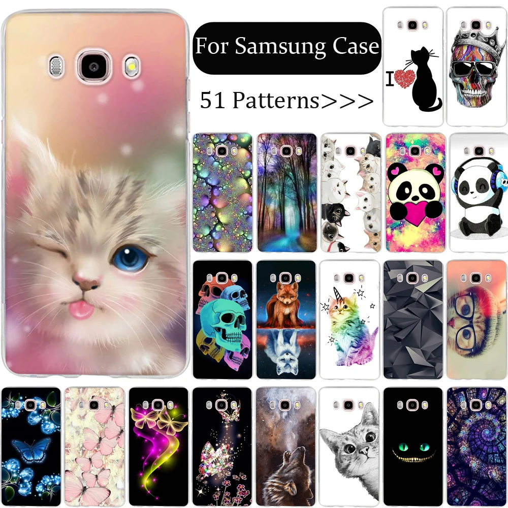 

For Samsung Galaxy A7 2018 Case Silicon TPU Coque For Samsung A3 Case Funda Back Cover For Samsung Galaxy J1 2016 j2 Prime Cover