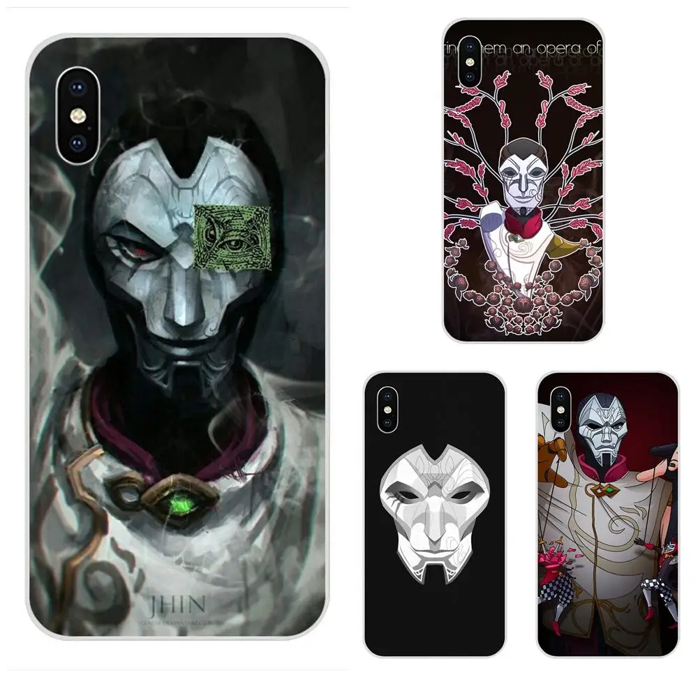 

For Samsung Galaxy Note 5 8 9 S3 S4 S5 S6 S7 S8 S9 S10 5G mini Edge Plus Lite Soft Mobile Phone Jhin Lol League Of Legends