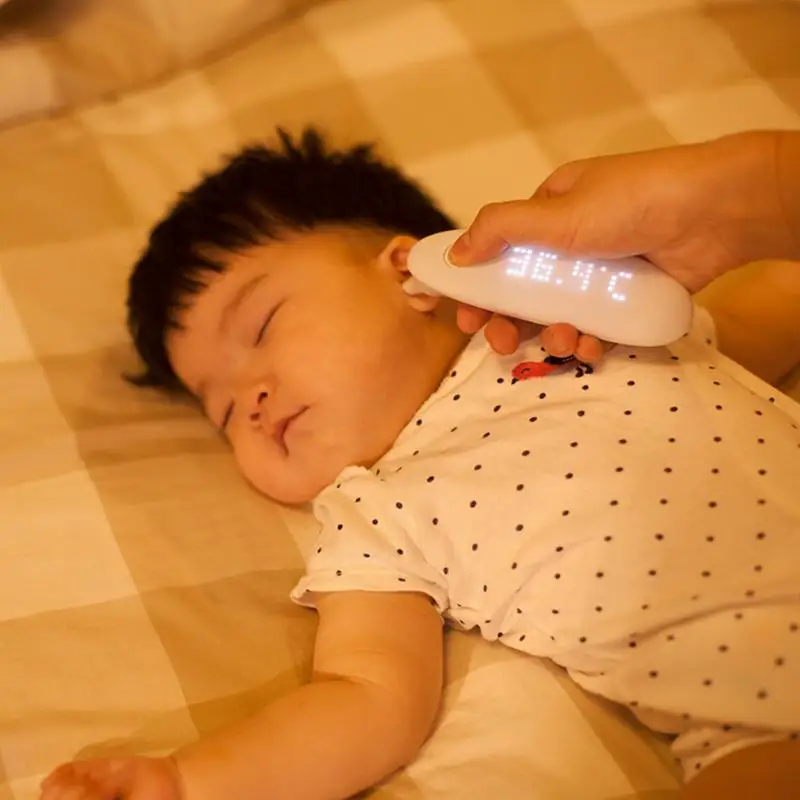 

Backlight Display Digital Infrared Thermometer Forehead Body Temperature Meter Infrared Baby Body Thermometer Tool