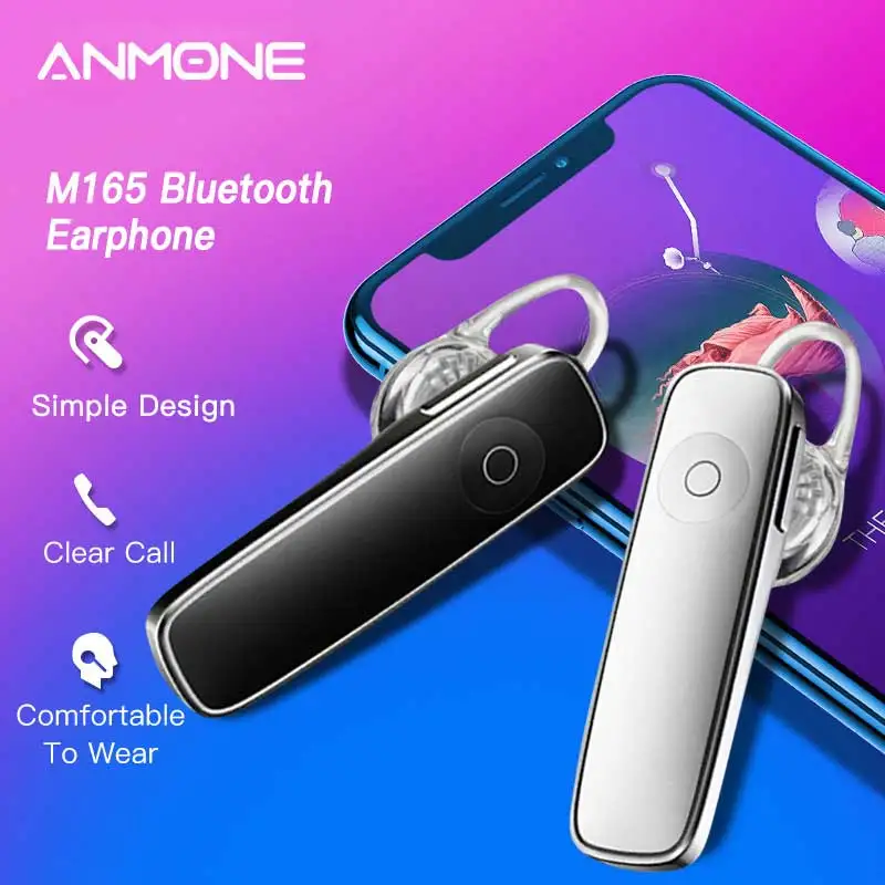 Bluetooth-наушники anmon M165 автомобильная Беспроводная Bluetooth-гарнитура стерео